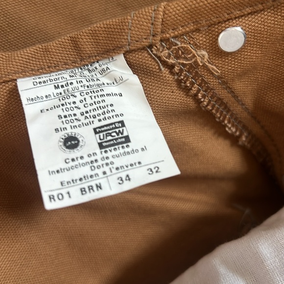 Men’s Carhart overalls - Picture 3 of 4